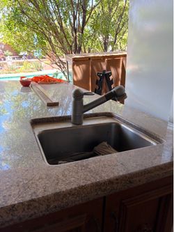 Outdoor kitchen island