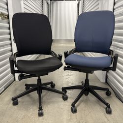 Steelcase Leap V2 armless model office chair