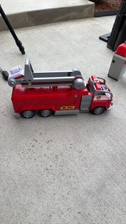 Paw patrol fire truck