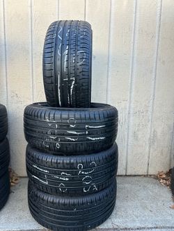 Used 205/40R17 tires available with installation mounting and balance