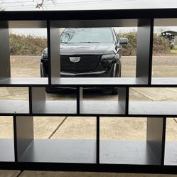 Black Storage Unit Shelving