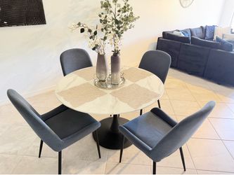 Marble Dining Room Set