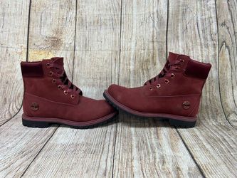 Timberland Burgundy Women's Boots