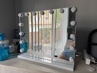 Vanity mirror with lights