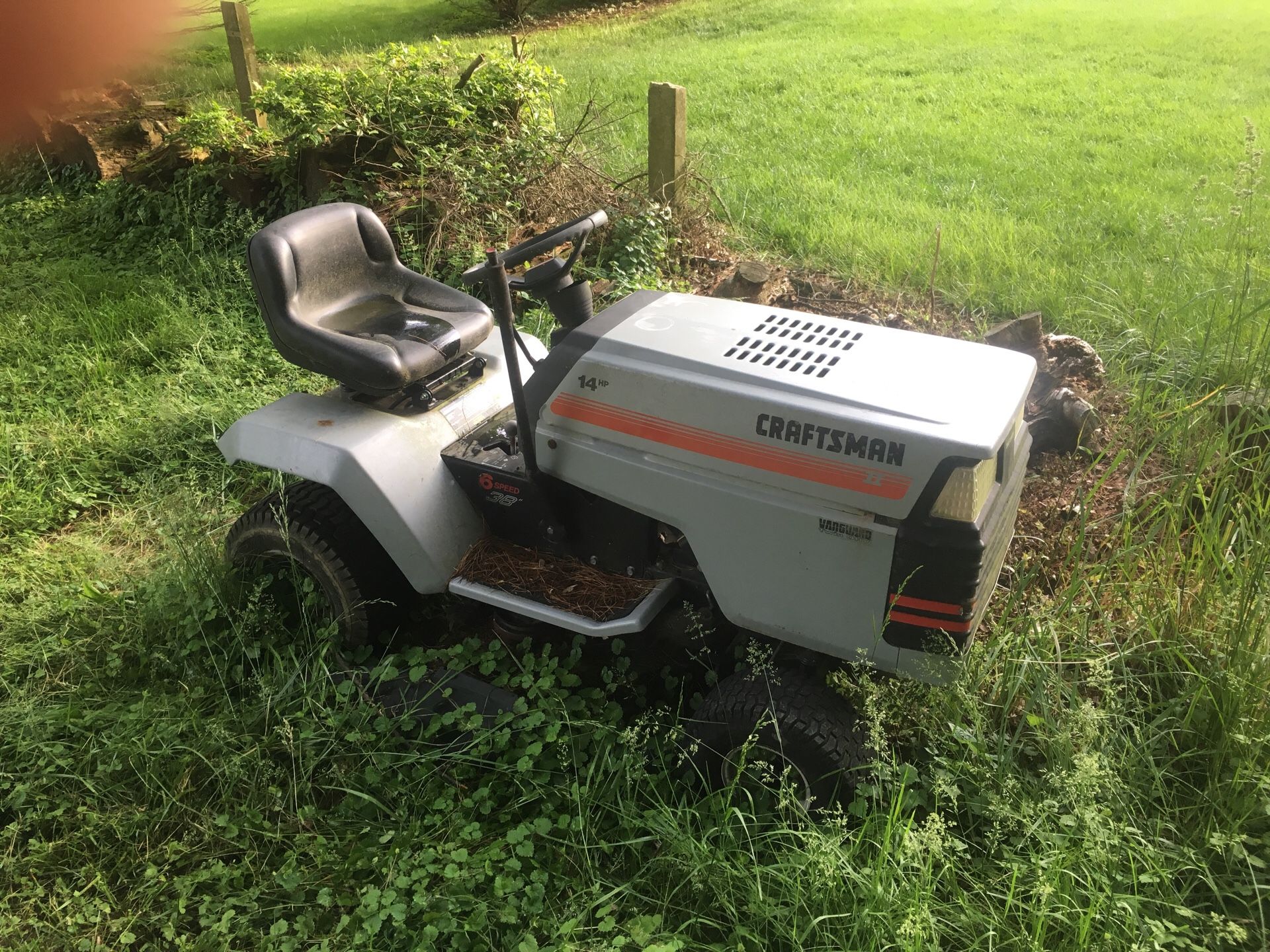 Craftsman Riding Lawn Mower - 14 HP