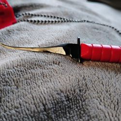 Functional Lock Pic Made From A Mini K Bar With Sheath Necklace