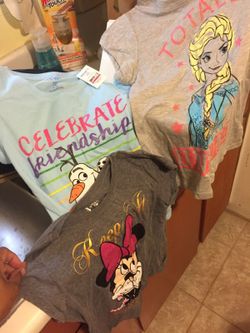 Disney t-shirts size 10-12 (3 for $10)