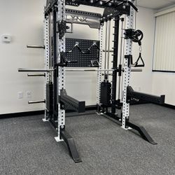 FULLY LOADED - FREE DELIVERY🟢All In One Home Gym🟢 Functional Trainer🟢Smith Machine🟢Squat Rack🟢Cable Machine
