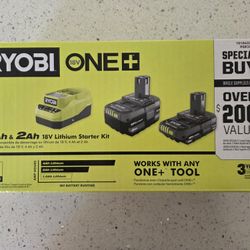 Ryobi Battery Starter Kit
