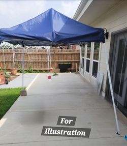Retractable Folding Camping Tent 8 ft x 8 ft
