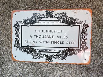 Motivational Tin Wall Art