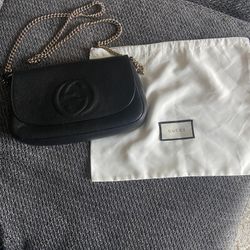 Gucci Women’s Soho Leather Flap Shoulder Bag