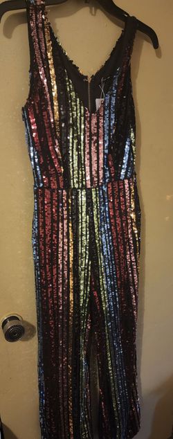 Fashion Nova Sequin Jumpsuit
