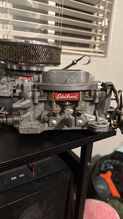 Edelbrock four barrel carburetor