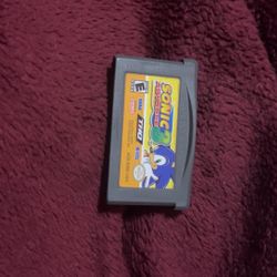 Sonic Advance 3 Gameboy Game
