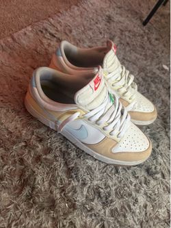 Low Coconut Milk Light Armory Blue Nike  Dunks