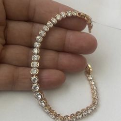 14k gold plated Stainless steel bracelet