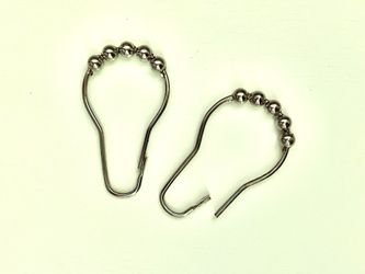 Shower Curtain Rings/Hooks (Set of 12)