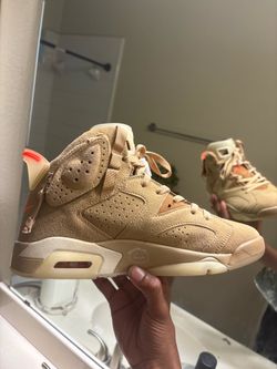 Air Jordan 6 Retro x Travis Scott 'British Khaki'