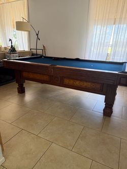 Pool Table - Thomas Aaron / $200