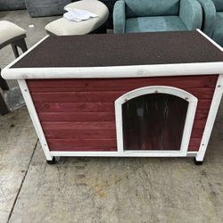 Petsfit 40.8 X 26 X 27.6 Inches Wooden Dog Houses, Dog House Outdoor
