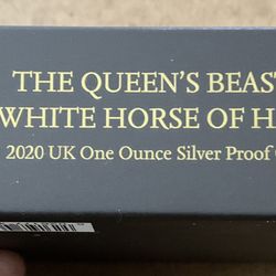 WHITE HORSE of HANOVER 1oz SILVER PROOF coin