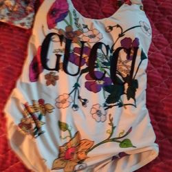 2019 Floral one Piece Swimsuit 