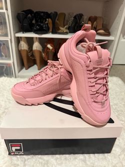 Pink sneakers