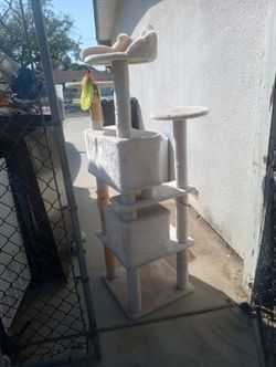 Multi-Level Cat Tree with Scratching Posts