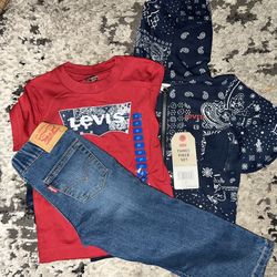 New. 3pc Levi’s Outfit. Size 2t