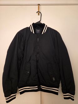 Abercrombie & Fitch Black Bomber Jacket