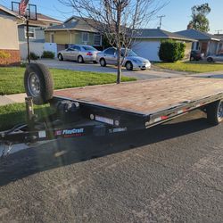 2022 Playcraft 20' flatbed trailer