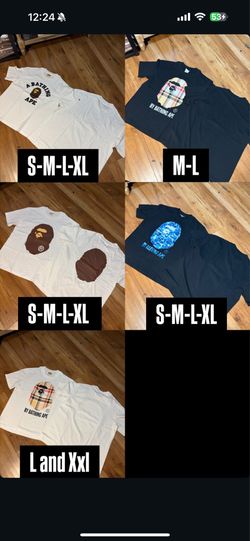 Bape tees (singles ) & (bulk)
