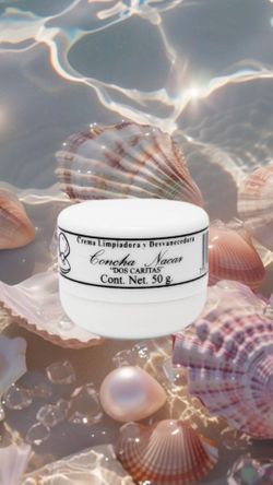 “Two Faces” cleansing & bleaching cream nacre shell 🐚 