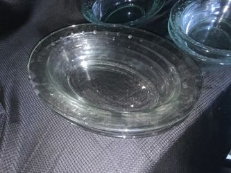 Glass Servers Dishes