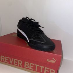 Puma Club 5V5 Script Lace Up Sneakers Women Size 8