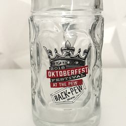 2018 Oktoberfest Beer Mug - Back Pew Brewing