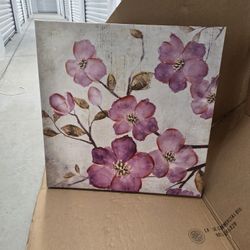 Light Purple Flower Print , Hanging Decoration