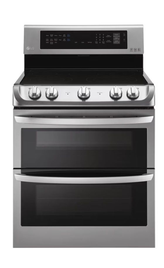 LG 30in Electric Double Oven Range with ProBake Convection