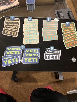 Yeti Limited Edition Stickers Mix And Match Colors!