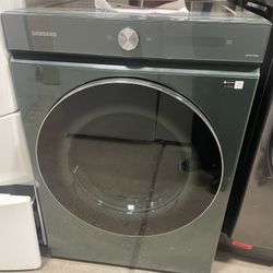 Samsung Green Front Load Electric Dryer New 