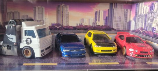 Hotwheels Premium 90's St Diorama Box Set