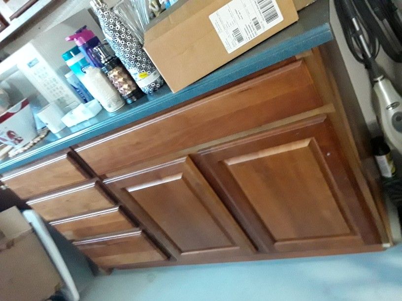 Cherry Wood Cabinet Like New In Weeki Wachee Spring Hill