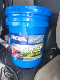 Delta 15W-40 CK-4SN Heavy Duty Diesel Oil 5 Gal