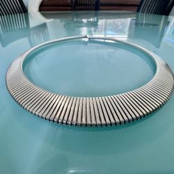 Sterling Silver 41.6g Silky Smooth Choker Necklace *L@@K*”
