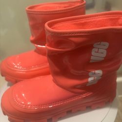 UGG Kids Bright Pink Boots Size 2