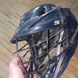 Original Factory Blue Super Clean Like New Cascade Lacrosse Adjustable Helmet
