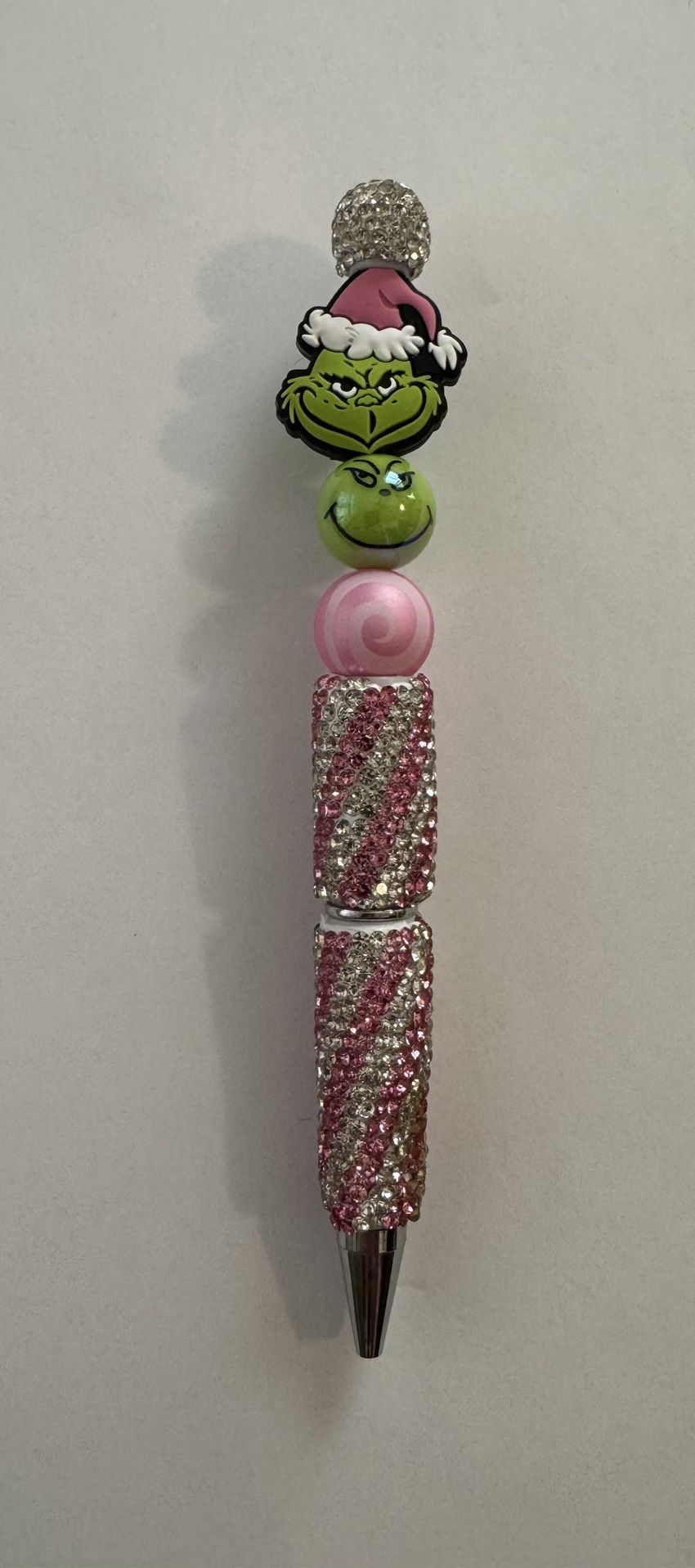 Grinch Pink Hat Christmas Gift Pen