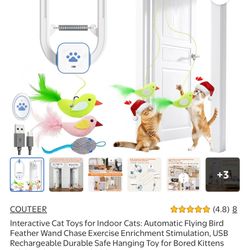 Brand New Interactive Automatic Cat Toy – USB Rechargeable