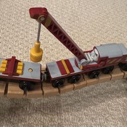 Thomas and Friends Rocky the Crane with tenders